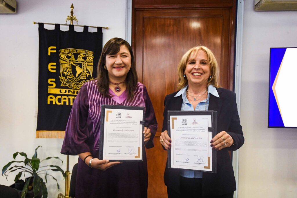 Formalizan convenio de colaboración FES Acatlán y alcaldía de Azcapotzalco