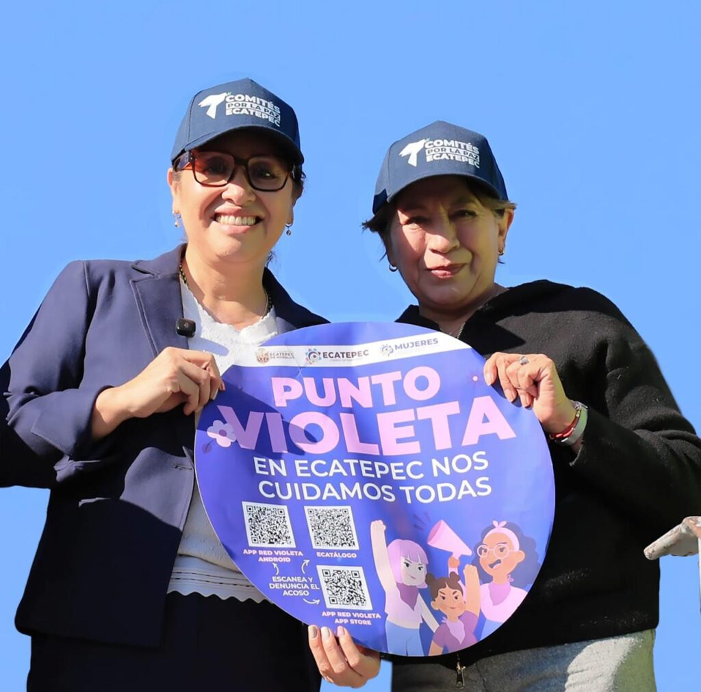 Azucena Cisneros y Delfina Gómez toman protesta a 5 mil Comités por la Paz en Ecatepec
