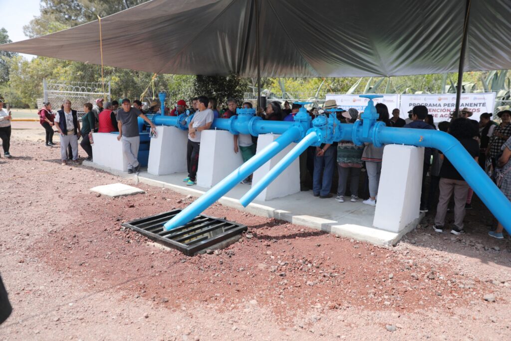 Benefician a 19 mil personas con pozo de agua potable en San Agustín, en Ecatepec