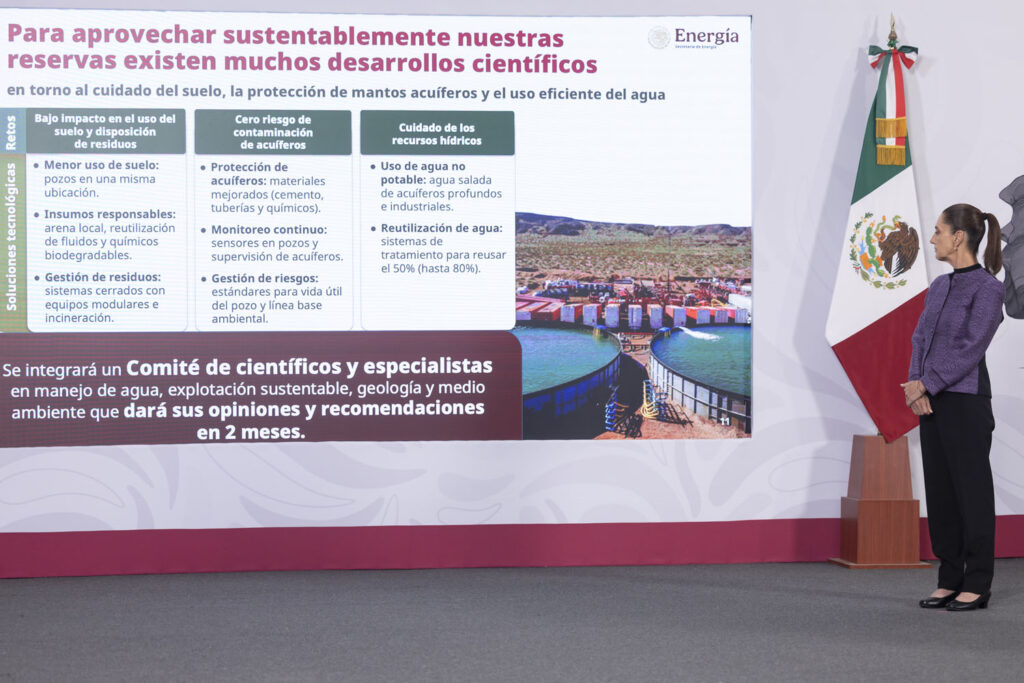 Busca gobierno fortalecer soberanía energética con explotación de reservas de gas natural para reducir importación