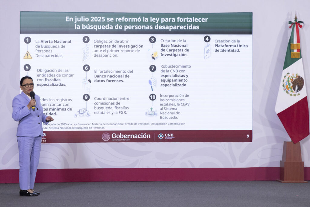 Hay disposición de trabajar con la ONU, pero desacuerdo con informe sobre desapariciones no cambia: Rosa Icela Rodríguez