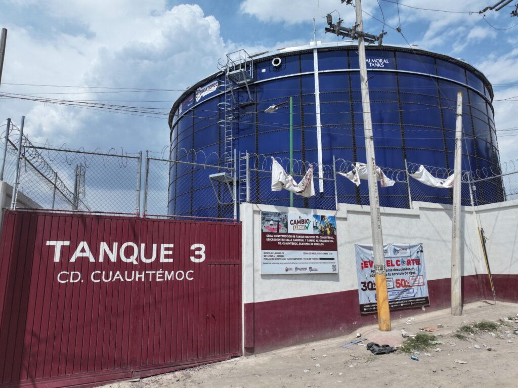 Tanque Maestro beneficiará a 140 mil habitantes de Ciudad Cuauhtémoc, en Ecatepec