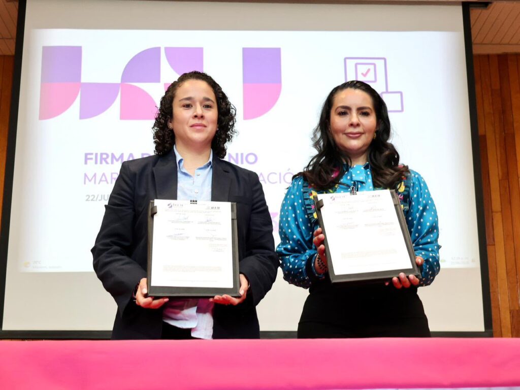 TEEM y IEEM firman convenio rumbo a las elecciones de 2027