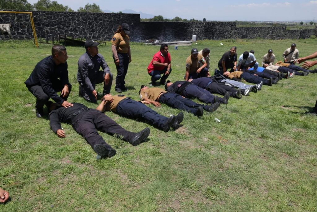 Fortalecen Guardia Civil de Tecámac con capacitación especializada a 592 elementos
