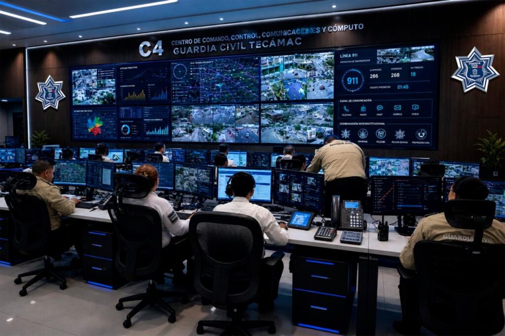 Tecámac: fortalecen estrategia de seguridad con salarios dignos para la Guardia Civil, más de 100 nuevas unidades y un C4 con tecnología de punta