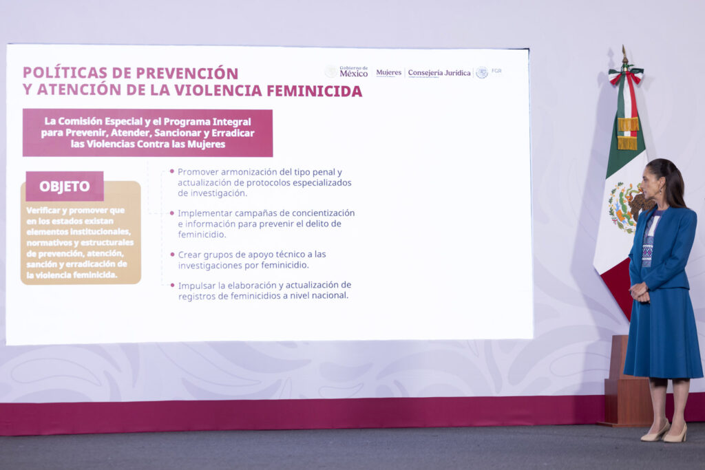 Impulsan cero impunidad en feminicidios con Ley General para prevenir, investigar, sancionar y reparar el daño por ese delito