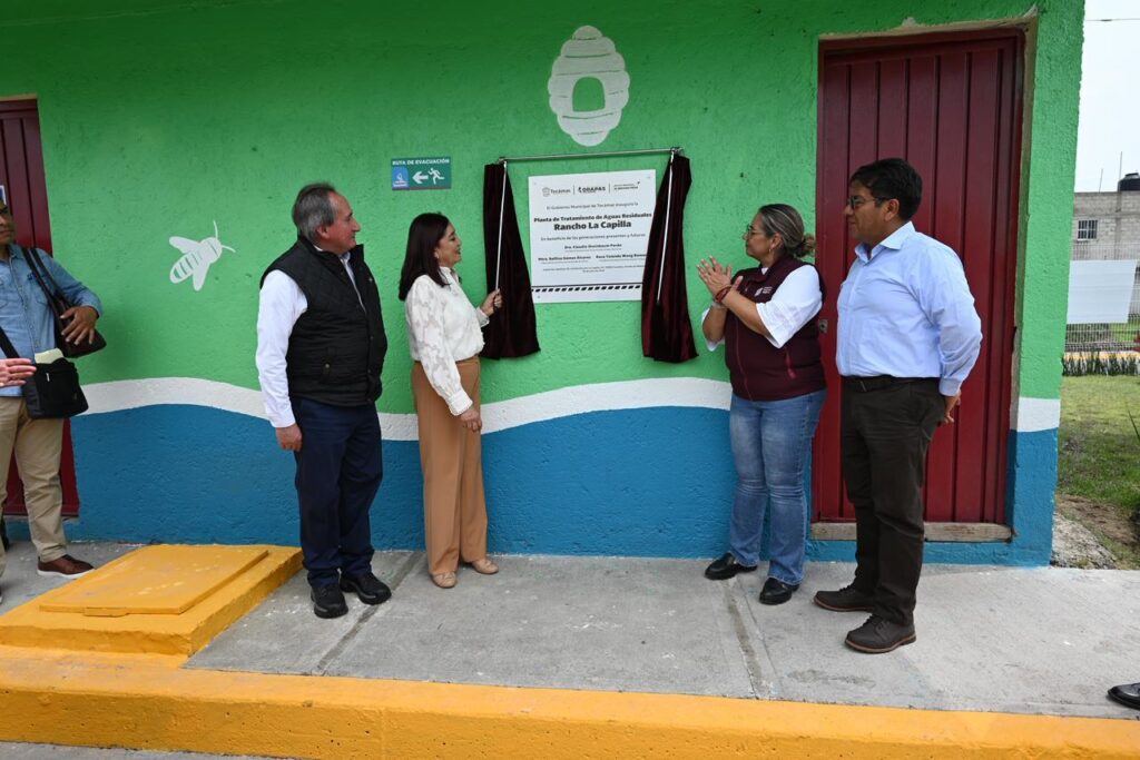 Fortalecen infraestructura hidráulica con planta tratadora en Rancho La Capilla, en Tecámac