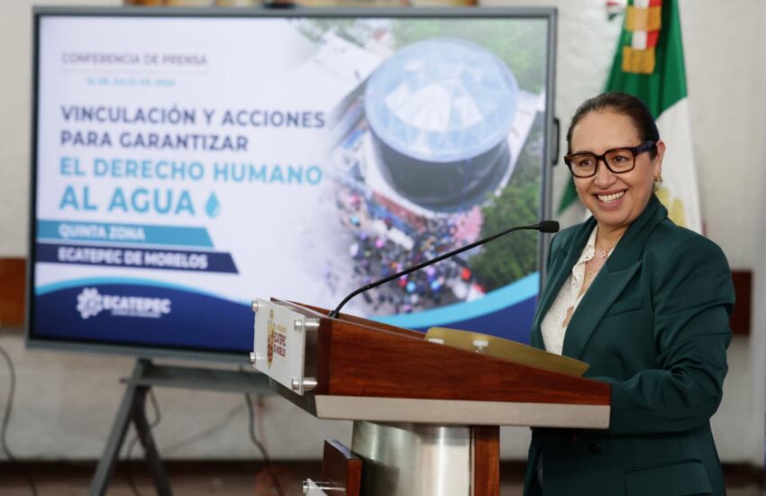 Azucena agua derecho