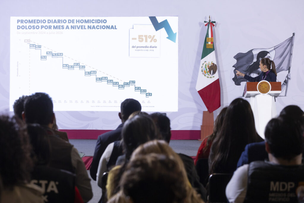 Estrategia de Seguridad y la justicia funcionan: violencia extrema va a la baja; el objetivo es que se viva en paz