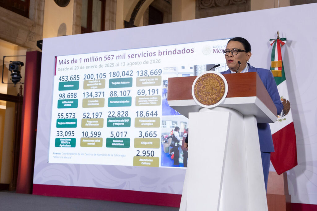 “México Te Abraza” beneficia con más de un millón 567 mil servicios a connacionales que regresan a casa