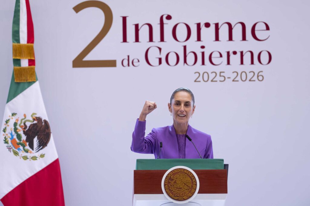 Resalta presidenta Claudia Sheinbaum estabilidad económica en su segundo informe de gobierno