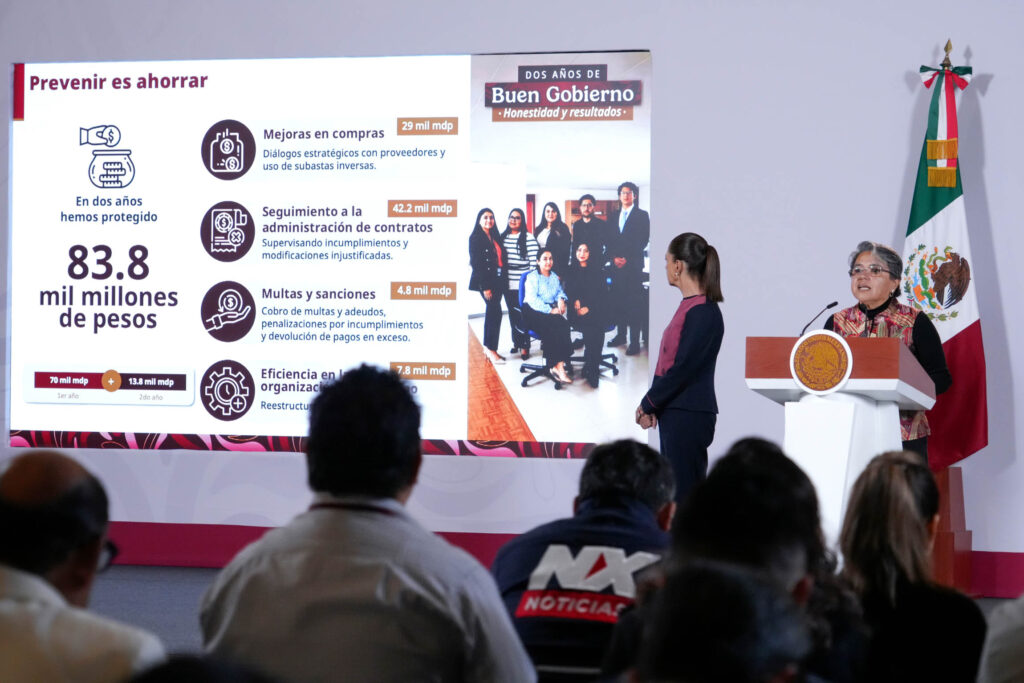 En dos años, 53 servidores públicos vinculados a proceso por corrupción y ahorro de 83.8 mil mdp en dos años por medio de la prevención