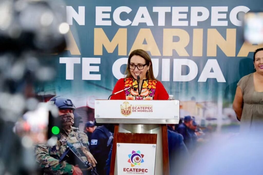 Ecatepec: reducción de 42 por ciento en delitos de alto impacto; son 2 mil ilícitos menos: Azucena Cisneros
