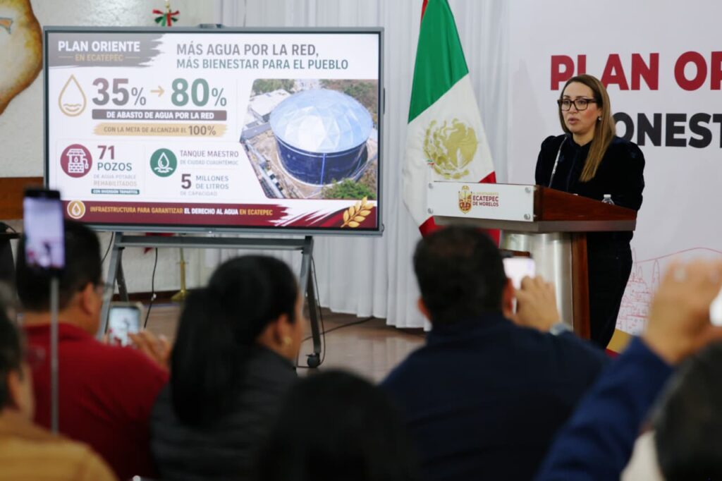 Con el Plan Oriente, inversión de más de 3 mil millones de pesos en Ecatepec; benefician a 1.6 millones de habitantes