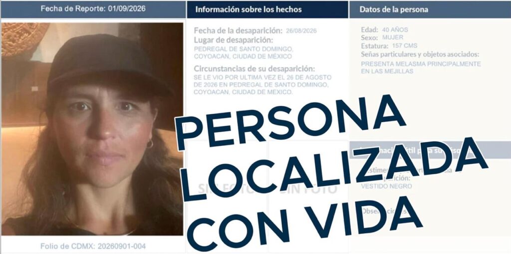 Localizan con vida a la estudiante ecuatoriana Jenny Kalindy Bolívar mediante la Alerta ANBI