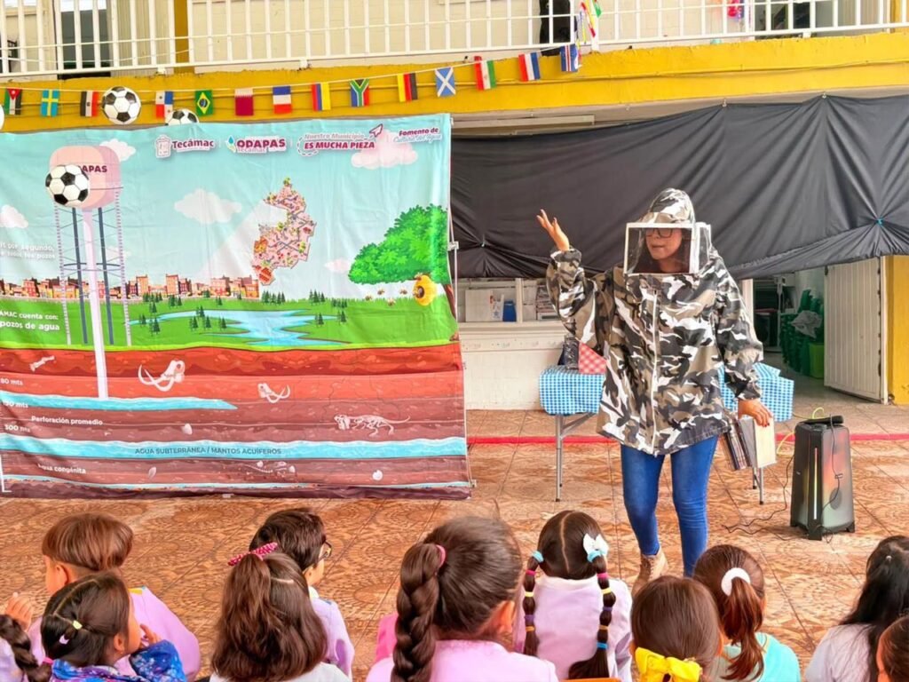 Alumnos de Tecámac aprenden a cuidar el agua desde las aulas