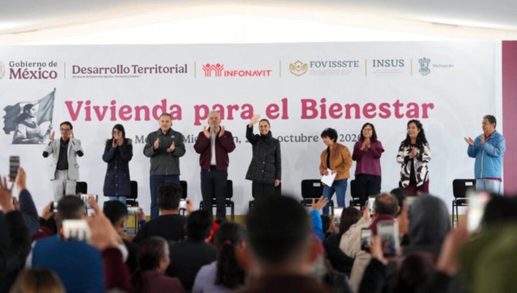 Presidenta encabeza entrega de Viviendas para el Bienestar en Morelia