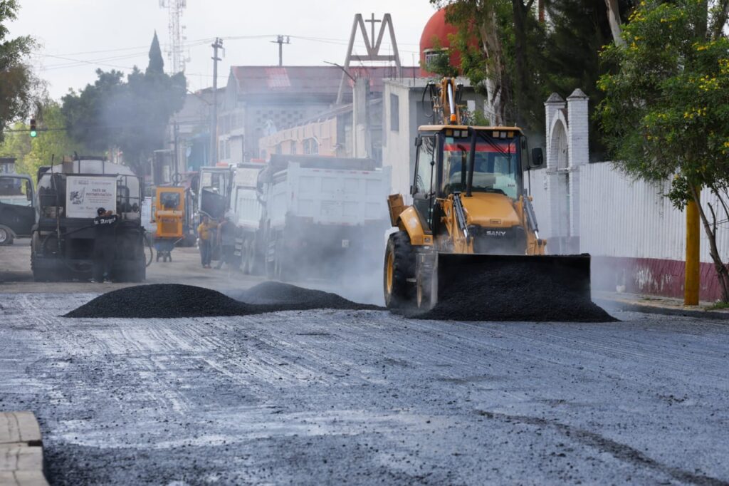 Ecatepec: rehabilitación de la avenida R1 avanza para beneficio de familias de 27 colonias