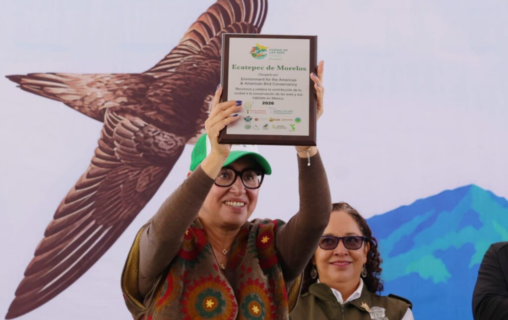 Ecatepec alza el vuelo: recibe distinción internacional como Ciudad de las Aves