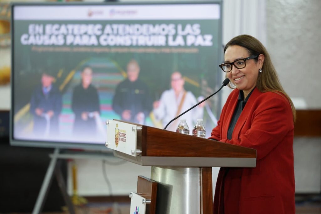 Con Senderos Seguros y programas sociales, Ecatepec mejora en seguridad: Azucena Cisneros